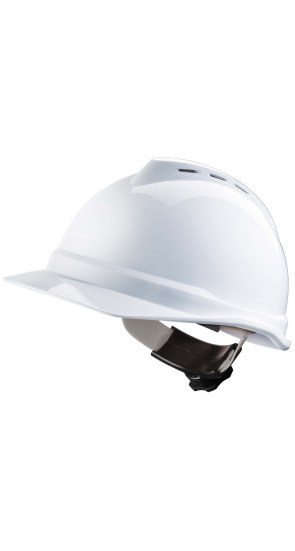 Каска защитная ВИ-ГАРД 500 (Super V-Gard) с оголовьем ФАС-ТРАК (храповик) (MSA) белая Каска защитная ВИ-ГАРД 500 (Super V-Gard) с оголовьем ФАС-ТРАК (храповик) (MSA)