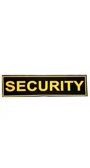 Нашивка "SECURITY" (спина) 296 х 77 мм Нашивка "SECURITY" (спина) 296 х 77 мм
