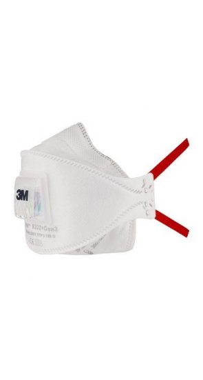 Противоаэрозольная фильтрующая полумаска (респиратор) 3M™ Aura™ 9332+ Gen3 FFP3 NR D Противоаэрозольная фильтрующая полумаска (респиратор) 3M™ Aura™ 9332+ Gen3 FFP3 NR D