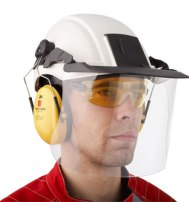 Щиток защитный V4D для каски 3М (ацетат)